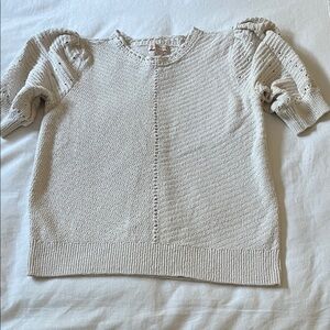 Knox Rose Puff Sleeve Sweater, Size Medium
